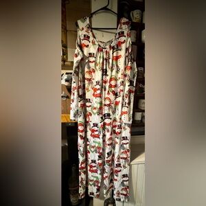 Festive Snowman Print Cold Shoulder Romper One Piece Size 3X Jumpsuit